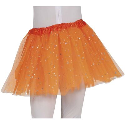 Fiestas Guirca Ensemble Jupe Tutu Étoile Orange 30 Cm - Publicité Fiestas Guirca Ensemble Jupe Tutu Étoile Orange 30 Cm - Publicité