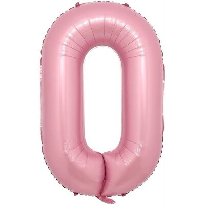 Sans Marque Ballon Décoratif D'Anniversaire Chiffre 0 Rose Métallisé, Grand Format, 40 Cm, À - Publicité Sans Marque Ballon Décoratif D'Anniversaire Chiffre 0 Rose Métallisé, Grand Format, 40 Cm, À - Publicité