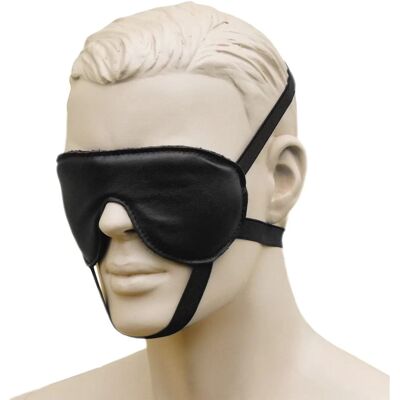 Masque Pour Les Yeux En Cuir Noir Xx Dreams Toys - Publicité Masque Pour Les Yeux En Cuir Noir Xx Dreams Toys - Publicité