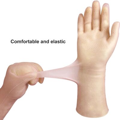 Sans Marque/générique Gants À Main En Silicone Gants Hydratants Allongés Pour Peau Sèche Et Craquelée - Publicité Sans Marque/générique Gants À Main En Silicone Gants Hydratants Allongés Pour Peau Sèche Et Craquelée - Publicité