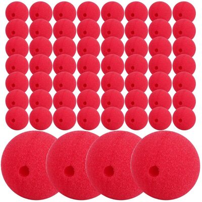 Sodial 60 Pièces Nez De Clown Rouge Nez De Cosplay Nez De En Mousse Pour Halloween8696 - Publicité Sodial 60 Pièces Nez De Clown Rouge Nez De Cosplay Nez De En Mousse Pour Halloween8696 - Publicité