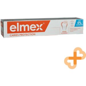 Elmex Pâte Dentaire Protection Caries 75ml Renforce L'Émail Fluorure D'Amine - Publicité Elmex Pâte Dentaire Protection Caries 75ml Renforce L'Émail Fluorure D'Amine - Publicité