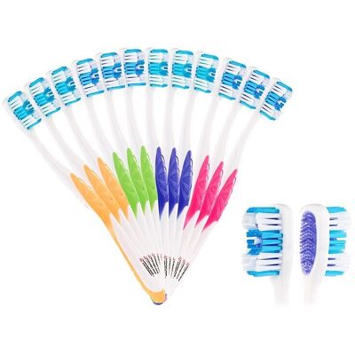 12 Brosses À Dents 4 Couleurs - Poils Souples - Newgen Medicals - Publicité 12 Brosses À Dents 4 Couleurs - Poils Souples - Newgen Medicals - Publicité
