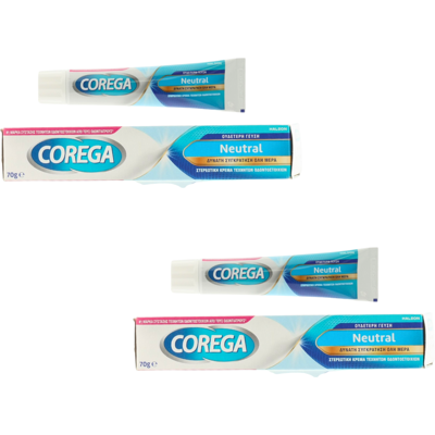 2 X Corega Neutral Denture Adhesive Cream 70g - Livraison Gratuite - Publicité 2 X Corega Neutral Denture Adhesive Cream 70g - Livraison Gratuite - Publicité