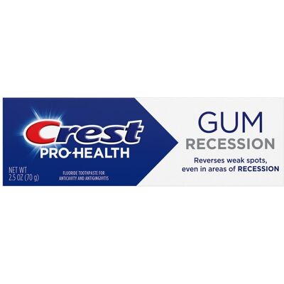 Dentifrice Crest Pro-Santé Contre La Récession Gingivale, 2,5 Oz (70 G) - Publicité Dentifrice Crest Pro-Santé Contre La Récession Gingivale, 2,5 Oz (70 G) - Publicité