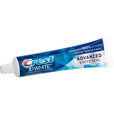 Crest 3d White Dentifrice Blanchissant Avancé - 5,2 Oz (147 G) - Publicité Crest 3d White Dentifrice Blanchissant Avancé - 5,2 Oz (147 G) - Publicité