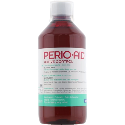 Dentaid Perio.Aid Contrôle Actif Bain de Bouche - Bain de Bouche - Publicité Dentaid Perio.Aid Contrôle Actif Bain de Bouche - Bain de Bouche - Publicité