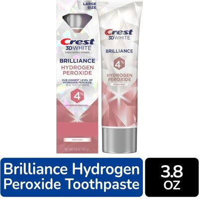 Dentifrice Crest 3d White Brilliance Advanced, 3.8 Oz (107 G) - Publicité Dentifrice Crest 3d White Brilliance Advanced, 3.8 Oz (107 G) - Publicité