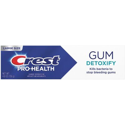 Dentifrice Crest Pro-Santé Détoxifiant Pour Les Gencives 4.8 Oz (136 G) - Publicité Dentifrice Crest Pro-Santé Détoxifiant Pour Les Gencives 4.8 Oz (136 G) - Publicité