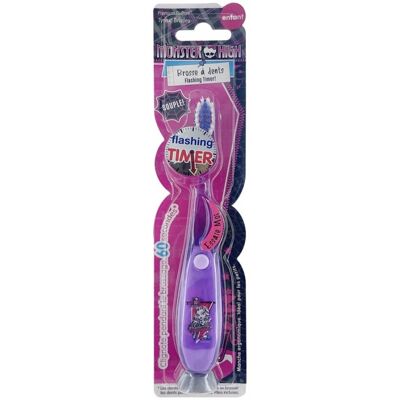 Brosse à Dents Enfant Monster High Lumineuse - Sécurisée, Stable, Ergonomique - Publicité Brosse à Dents Enfant Monster High Lumineuse - Sécurisée, Stable, Ergonomique - Publicité