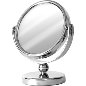 Vestiamo Casa Double Miroir De Maquillage De Table Avec Agrandissement 2x En Acier - Publicité Vestiamo Casa Double Miroir De Maquillage De Table Avec Agrandissement 2x En Acier - Publicité