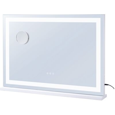 Vevor Uimoso Miroir De Maquillage Lumière Led Avec Usb Support De Bureau 797x547 Mm - Publicité Vevor Uimoso Miroir De Maquillage Lumière Led Avec Usb Support De Bureau 797x547 Mm - Publicité