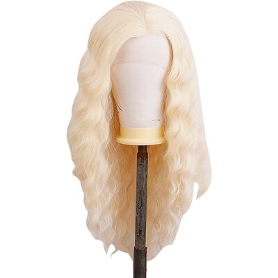 Uxcell Dentelle Avant Perruques, Long Corps Onde Avec Peigne (Blonde, 24\") - Publicité Uxcell Dentelle Avant Perruques, Long Corps Onde Avec Peigne (Blonde, 24\") - Publicité