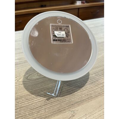 Miroir Grossissant À Ventouse Estas Art.769 Avec Éclairage Led 3 Intensités, Ø 1 - Publicité Miroir Grossissant À Ventouse Estas Art.769 Avec Éclairage Led 3 Intensités, Ø 1 - Publicité