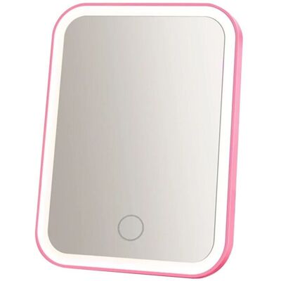 Eurowagens Miroir Coiffeuse Led Avec Lumières Portable Pour Voyage Tablette Maquillage - Publicité Eurowagens Miroir Coiffeuse Led Avec Lumières Portable Pour Voyage Tablette Maquillage - Publicité