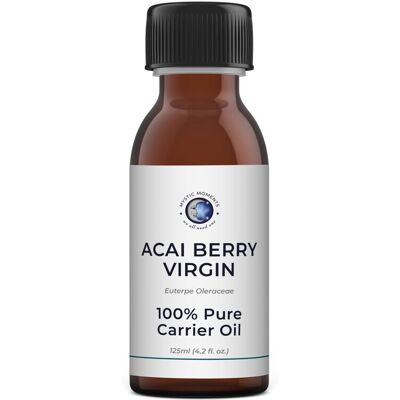 Mystic Moments Acai Baie Vierge Base Huile - 100% Pure - 250ml - Publicité Mystic Moments Acai Baie Vierge Base Huile - 100% Pure - 250ml - Publicité