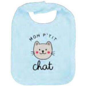 Bavoir Modèle Mon P'Tit Chat - Derrière La Porte (Dlp) - Publicité Bavoir Modèle Mon P'Tit Chat - Derrière La Porte (Dlp) - Publicité