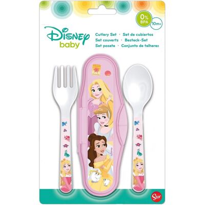Stor Set 2 Couverts Disney Princess Pour Petits Enfants Plastique - Publicité Stor Set 2 Couverts Disney Princess Pour Petits Enfants Plastique - Publicité