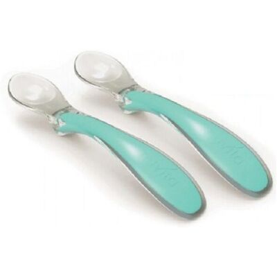Set de Cuillères Bébé NUVITA - Silicone Doux, Hygiénique, Sans BPA - Publicité Set de Cuillères Bébé NUVITA - Silicone Doux, Hygiénique, Sans BPA - Publicité
