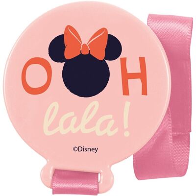 Tataway Porte-Tétine Disney Minnie En Plastique Alimentaire Pour Bébé - Publicité Tataway Porte-Tétine Disney Minnie En Plastique Alimentaire Pour Bébé - Publicité