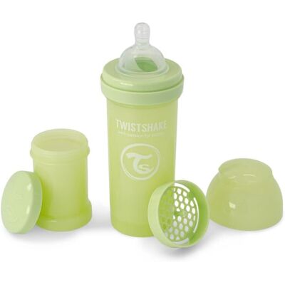 TwistShake Biberon Anti-Colique Vert - Biberon - Publicité TwistShake Biberon Anti-Colique Vert - Biberon - Publicité