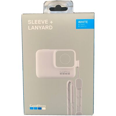 Gopro Sleeve + Lanyard / Housse De Protection En Silicone Blanc + Cordon Gopro - Publicité Gopro Sleeve + Lanyard / Housse De Protection En Silicone Blanc + Cordon Gopro - Publicité
