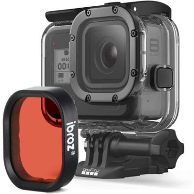 Ibroz Filtre Rouge Pour Caisson Plongée D'Origine Gopro Hero 8 - Publicité Ibroz Filtre Rouge Pour Caisson Plongée D'Origine Gopro Hero 8 - Publicité