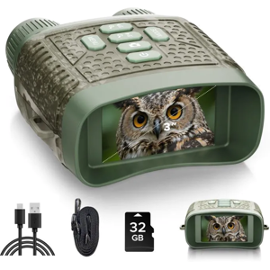 Campark Jumelle Vision Nocturne Ir 4k 48mp 3in Lcd Zoom 10x 450m Rechargeable - Publicité Campark Jumelle Vision Nocturne Ir 4k 48mp 3in Lcd Zoom 10x 450m Rechargeable - Publicité