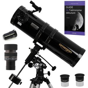 Pack Complet Télescope Omegon 150/750 Eq3 + Zoom + Guide Débutant + Oculaires + - Publicité Pack Complet Télescope Omegon 150/750 Eq3 + Zoom + Guide Débutant + Oculaires + - Publicité