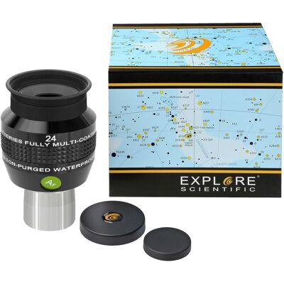Explore Scientific 68° Ar Oculaire 24mm (1,25\") - Publicité Explore Scientific 68° Ar Oculaire 24mm (1,25\") - Publicité