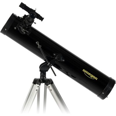 Pack Télescope Lunette Astronomique Omegon Arcane 76/700 + Oculaires + Monture - Publicité Pack Télescope Lunette Astronomique Omegon Arcane 76/700 + Oculaires + Monture - Publicité