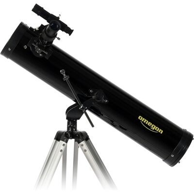 Pack Télescope Lunette Astronomique Omegon Arcane 76/700 + Oculaires + Monture - Publicité Pack Télescope Lunette Astronomique Omegon Arcane 76/700 + Oculaires + Monture - Publicité