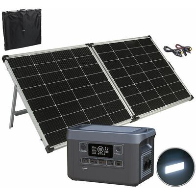Revolt Batterie Nomade Et Convertisseur Solaire Hsg-1300 Avec Panneau Solaire 240 W - - Publicité Revolt Batterie Nomade Et Convertisseur Solaire Hsg-1300 Avec Panneau Solaire 240 W - - Publicité