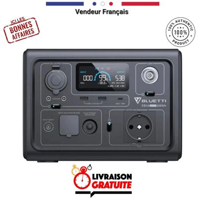 Bluetti Centrale Électrique Portable 600w 268wh Lifepo₄ Domestique Camping-Car - Publicité Bluetti Centrale Électrique Portable 600w 268wh Lifepo₄ Domestique Camping-Car - Publicité