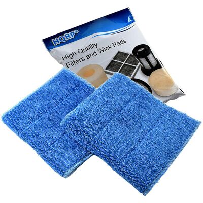 Hqrp - RMF2X - Bleu - Microfibre - Mop Pads - Publicité Hqrp - RMF2X - Bleu - Microfibre - Mop Pads - Publicité