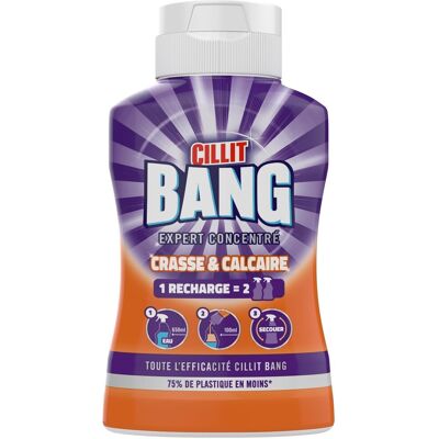 Recharge concentrée Cillit Bang Spray - Nettoyant en spray - Publicité Recharge concentrée Cillit Bang Spray - Nettoyant en spray - Publicité