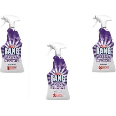 Cillit Bang Pack de 3 Pulvérisateurs - Nettoyant puissant - Publicité Cillit Bang Pack de 3 Pulvérisateurs - Nettoyant puissant - Publicité