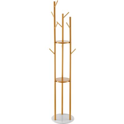 Uimoso Portemanteau Sur Pied En Métal Avec Base Quartz Et 9 Crochets - Publicité Uimoso Portemanteau Sur Pied En Métal Avec Base Quartz Et 9 Crochets - Publicité