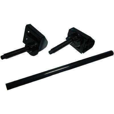 Onestopdiy Toilette Siège Kit De Fixation Moderne Inclus Noir Barres Paquet 25 Set Complet - Publicité Onestopdiy Toilette Siège Kit De Fixation Moderne Inclus Noir Barres Paquet 25 Set Complet - Publicité