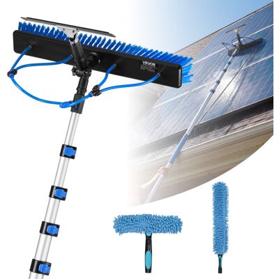Vevor Kit Nettoyage Pour Panneaux Solaires Brosse Télescopique À Eau Perche 10 M - Publicité Vevor Kit Nettoyage Pour Panneaux Solaires Brosse Télescopique À Eau Perche 10 M - Publicité