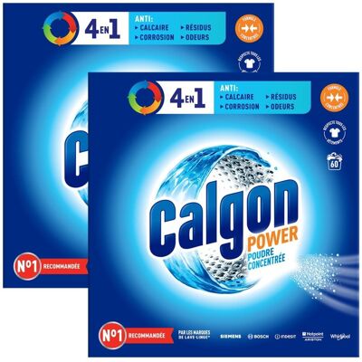Calgon Poudre Anticalcaire Nettoyant Lave-Linge 3en1 - Produit de nettoyage - Publicité Calgon Poudre Anticalcaire Nettoyant Lave-Linge 3en1 - Produit de nettoyage - Publicité