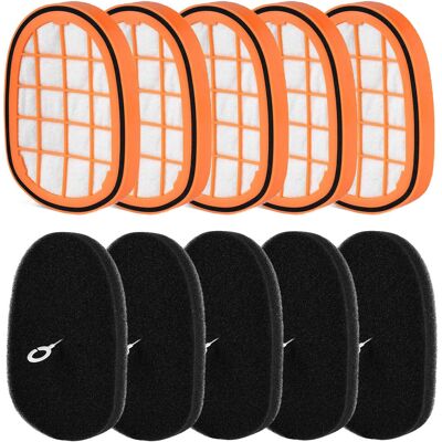 5x Filtre Pour Aspirateurs Philips Speedpro Max Aqua Plus Fc5005 Fc6802 Xc8147 - Publicité 5x Filtre Pour Aspirateurs Philips Speedpro Max Aqua Plus Fc5005 Fc6802 Xc8147 - Publicité