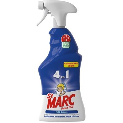 St Marc - Pistolet Spray Nettoyant Multi-Usages - 750 ml - Publicité St Marc - Pistolet Spray Nettoyant Multi-Usages - 750 ml - Publicité