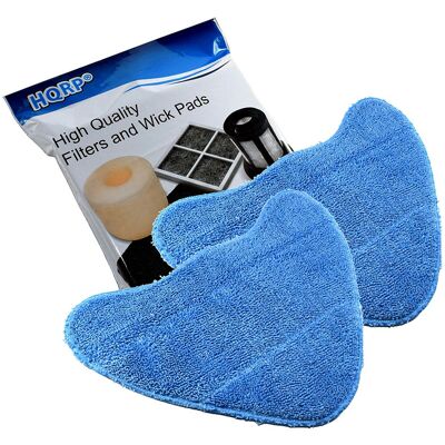 Hqrp - WH01000 - Microfibre - 2-Pack - Pad vapeur - Publicité Hqrp - WH01000 - Microfibre - 2-Pack - Pad vapeur - Publicité