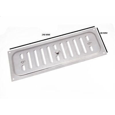 Onestopdiy Lot De 1 Couverture De Ventilation En Aluminium Hit Miss Louvre 9 X 3 Pouces - Publicité Onestopdiy Lot De 1 Couverture De Ventilation En Aluminium Hit Miss Louvre 9 X 3 Pouces - Publicité