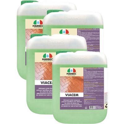 Marbec Détergent Pour Sols Détartrant Acide Tamponné Terracotta Viacem - Publicité Marbec Détergent Pour Sols Détartrant Acide Tamponné Terracotta Viacem - Publicité