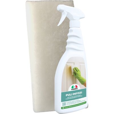 Marbec Puli Infissi Nettoyant Dégraissant Fenêtres Pvc Bois Métal - Publicité Marbec Puli Infissi Nettoyant Dégraissant Fenêtres Pvc Bois Métal - Publicité