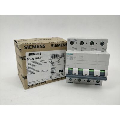 Siemens 5sl6404-7 Disjoncteur Miniature - Publicité Siemens 5sl6404-7 Disjoncteur Miniature - Publicité