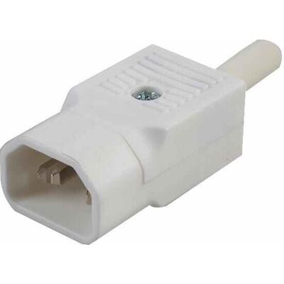 Bulgin Limited - Connecteur C14 Iec Reconnectable, Blanc, Droit - Publicité Bulgin Limited - Connecteur C14 Iec Reconnectable, Blanc, Droit - Publicité