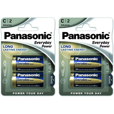 Panasonic - Everyday Power - Alcalines - 4-piles - Battery pack - Publicité Panasonic - Everyday Power - Alcalines - 4-piles - Battery pack - Publicité